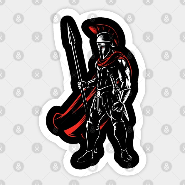 Spartan 300 Sticker by albertocubatas